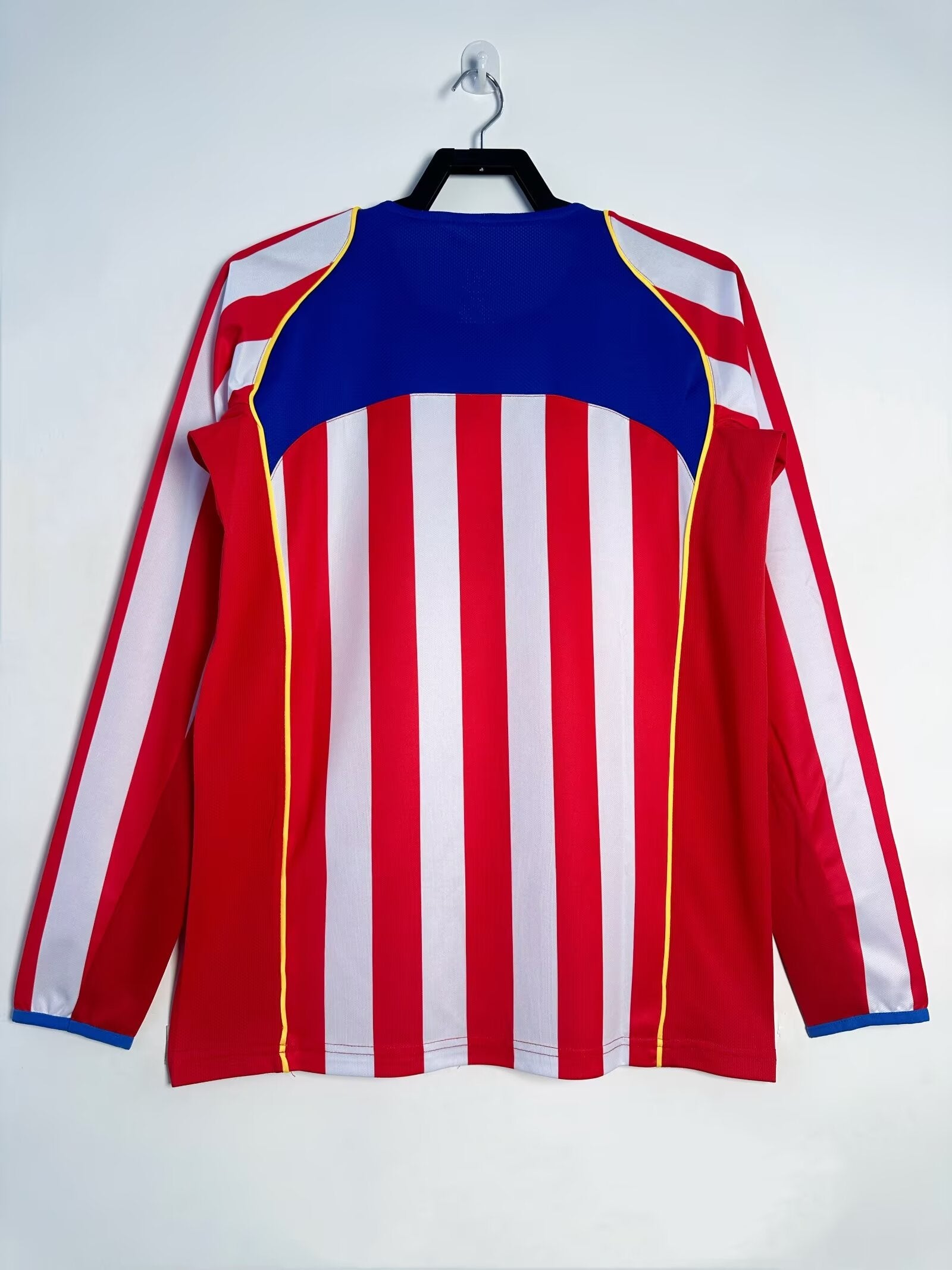 Atletico Madrid Long Sleeve Home Shirt - 2004-05