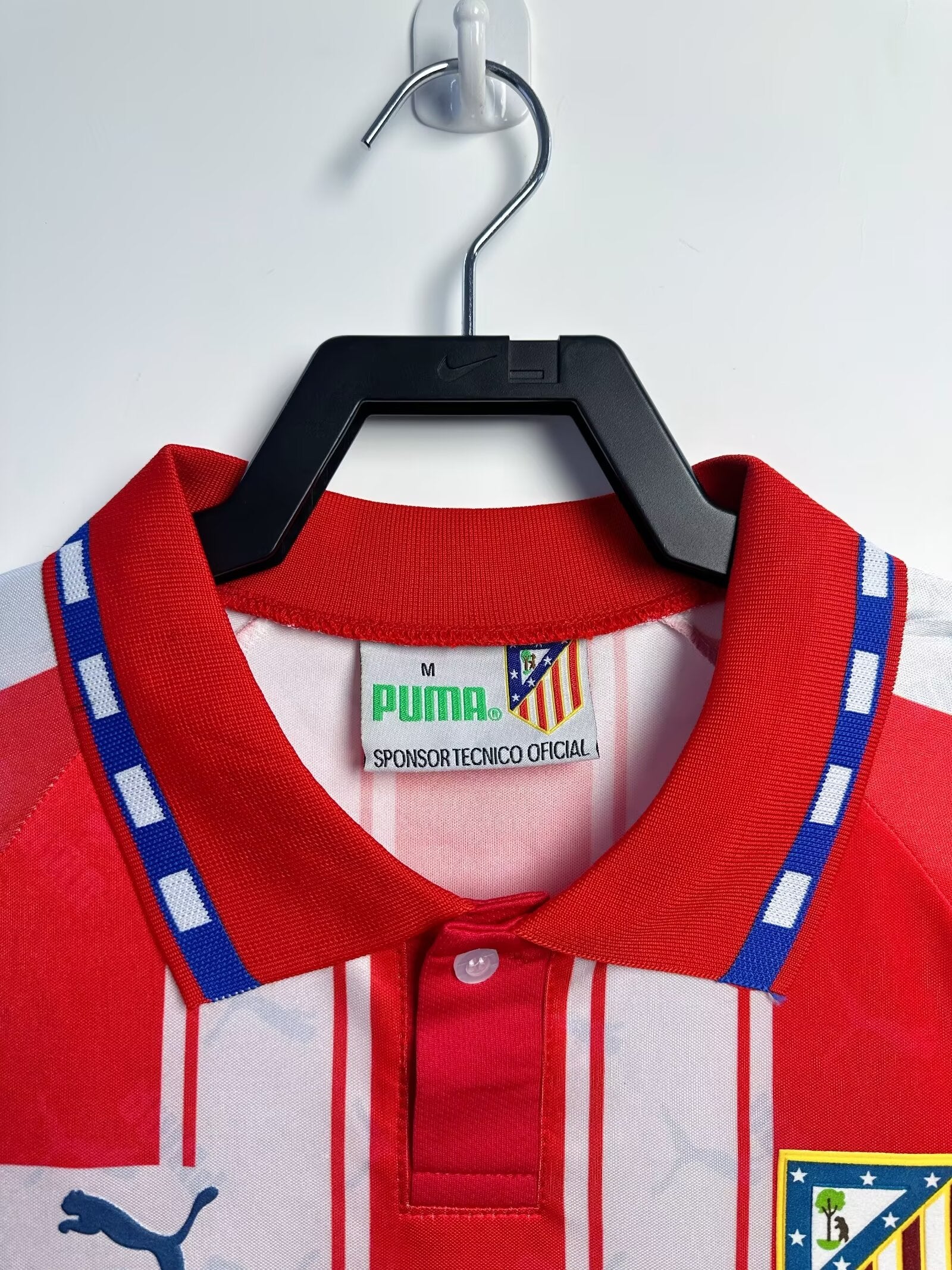 Atletico Madrid Long Sleeve Home Shirt - 1994-95