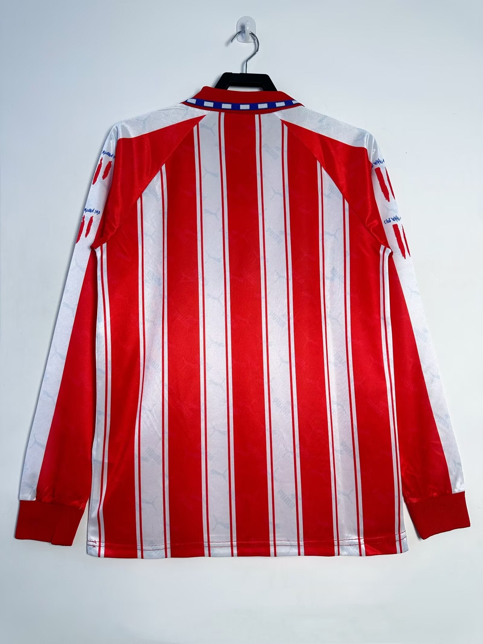 Atletico Madrid Long Sleeve Home Shirt - 1994-95